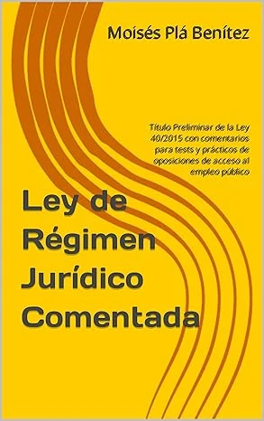 Portada de Ley de Régimen Jurídico Comentada